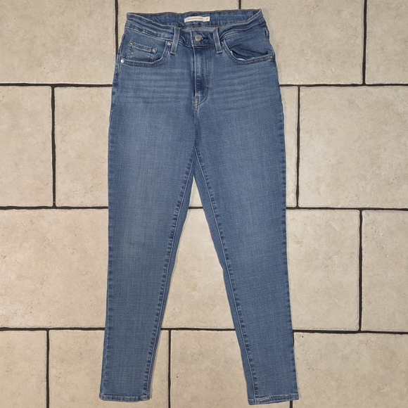 Levi's 721 High Rise Skinny Jeans Size 27 - Picture 4 of 10